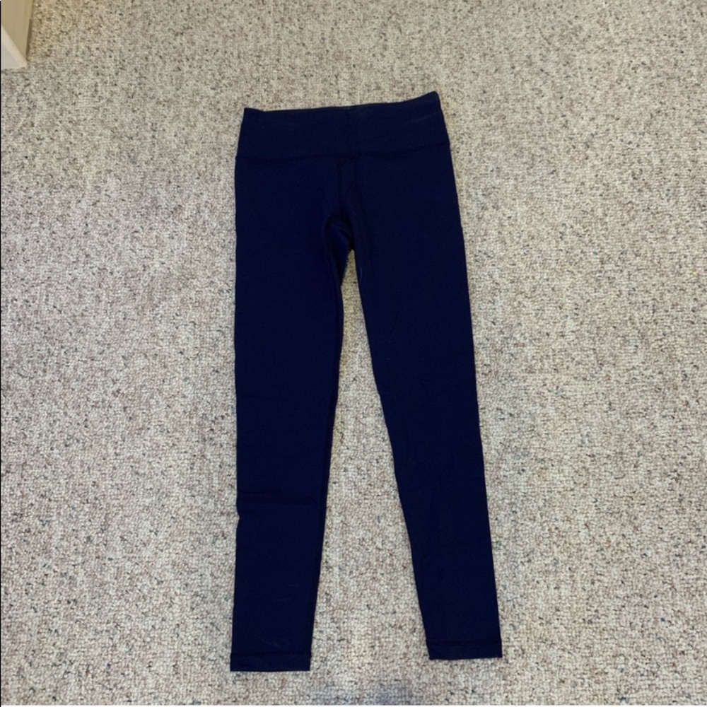 athletic navy leggings sz medium